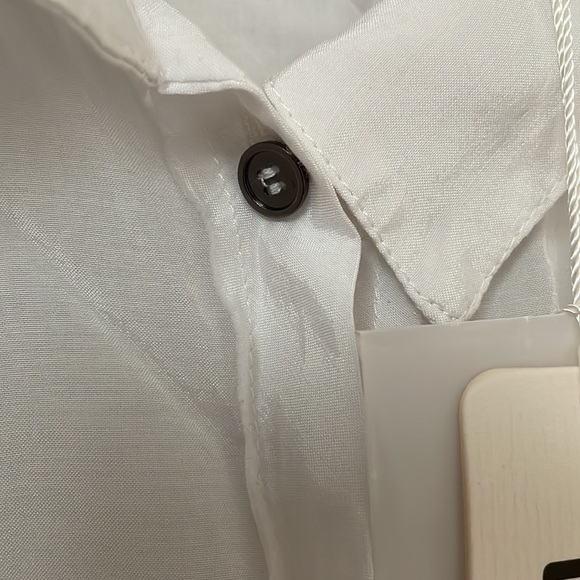 NWT Twist & Tango white button-up shirt - Picture 4 of 4